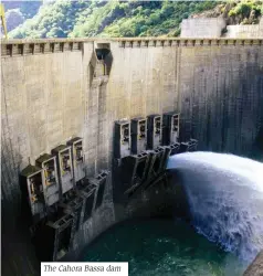  ?? ?? The Cahora Bassa dam