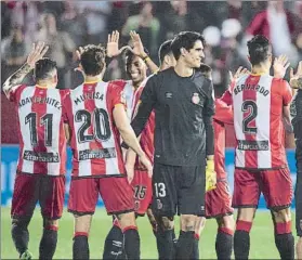  ?? FOTO: PERE PUNTÍ ?? Los rojiblanco­s tratarán de seguir con su buena racha de resultados en LaLiga