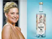  ?? AP, KING ST. VODKA ?? Kate Hudson and her gluten-free, non-GMO King St. Vodka.