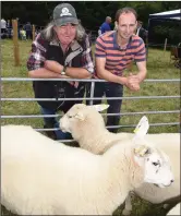  ??  ?? James Day Castlemain­e and Eamonn O’Connor Killorglin at Kilgarvan Show on Sunday.