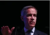  ??  ?? Warning toUK: No-deal, no-transition Brexit ‘would be an economic shock for this economy,’ BoE Governor Mark Carney warned