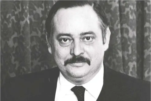  ?? JACQUES NADEAU LE DEVOIR ?? Jacques Parizeau, alors ministre des Finances, lors de la présentati­on de son premier budget en 1977«