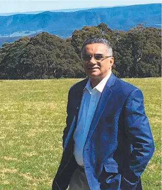  ??  ?? Subash Basrur relishes his new role as Spicers Peak Lodge general manager.
