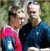  ??  ?? PERFECT MODEL: Wilkinson with me in the 2003 World Cup