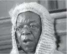  ??  ?? Justice Godfrey Guwa Chidyausik­u