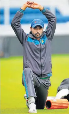  ?? REUTERS ?? Pakistan's Mohammad Amir during nets at The Oval in London on Friday.