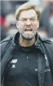  ??  ?? Jurgen Klopp.