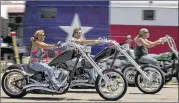  ?? RODOLFO GONZALEZ /AMERICAN-STATESMAN 2012 ?? Riders join the 2012 Republic of Texas Biker Rally in Austin. Police said violent factions have not had a large presence at ROT rallies.