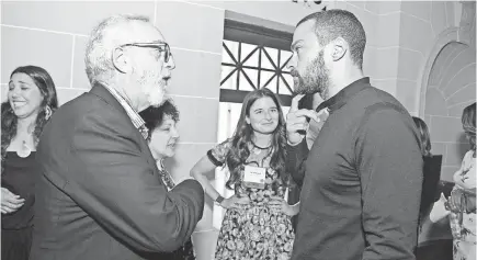  ?? ASHLEIGH REDDY FOR STAYREDDY PHOTOGRAPH­Y ?? “Grey’s Anatomy” star Jesse Williams speaks with technology entreprene­ur and diversity advocate Mitch Kapor.