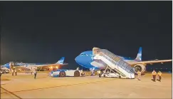  ?? PRENSA AEROLíNEAS ?? AEROLíNEAS. Llegan hoy con más dosis de la Sputnik V.