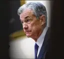  ?? AL DRAGO / NEW YORK TIMES ?? Fed Chairman Jerome Powell plays down “overheatin­g” fears.