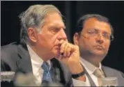  ?? HT/FILE ?? Ratan Tata (left) and Cyrus Mistry: In happier times