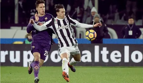  ??  ?? Decisivo Federico Bernardesc­hi, 23 anni, al suo quinto gol stagionale fra campionato e coppe: la Juve l’ha pagato 40 milioni più bonus