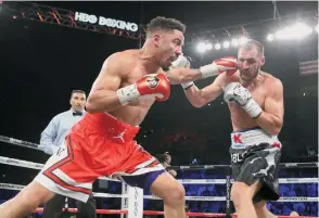  ?? /CORTESIA ROC NATION SPORTS/TOM HOGAN ?? Andre Ward volvió a derrotar a Sergey Kovalev y como en su primer triunfo el final estuvo revestido de polémica.