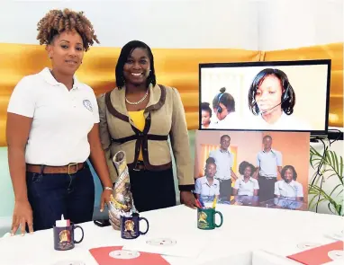  ??  ?? Tanya Graham and Latoya Walker, lecturers in the Computer Studies Department at the Portmore Community College.