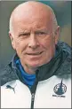  ??  ?? SO RELIEVED: Falkirk manager Peter Houston