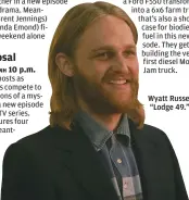  ??  ?? Wyatt Russell in “Lodge 49.”