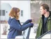  ?? UNIVERSAL PICTURES ?? Rebecca Ferguson, left, and Michael Fassbender star in the crime thriller “The Snowman.”