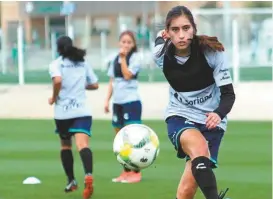  ?? CORTESÍA SANTOS LAGUNA ?? Karla Martínez, titular de las Guerreras.