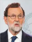  ??  ?? 西班牙總理拉霍伊11­日要求加泰隆尼亞釐清­是否已經宣布獨立。 （歐新社）