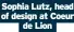  ?? ?? Sophia Lutz, head of design at Coeur de Lion