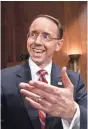  ?? ASSOCIATED PRESS ?? Federal prosecutor Rod Rosenstein is the nominee to be deputy attorney general.