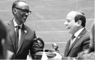  ??  ?? President Al- Sisi takes over AU chairperso­nship in Addis Ababa