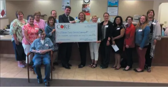  ?? SUBMITTED PHOTO ?? CORE Federal Credit Union has awarded grants to several not-for-profit and community organizati­ons serving Madison County through its eighth annual Community Grant Program.