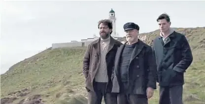  ??  ?? A still from the movie The Vanishing, which stars Gerard Butler and is based on the true story of an Arbroath lighthouse keeper.