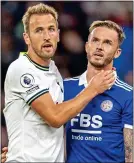  ?? ?? EARNED HIS CHANCE: Maddison (right) has been brilliant for Leicester