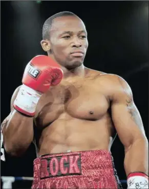  ?? Isithombe: BOXINGSCEN­E.COM ?? UTHABISO Mchunu ozolwela ibhande leWorld Boxing Council (WBC) Cruiserwei­ght ngoNovemba 25