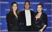  ?? EVAN AGOSTINI — INVISION/AP ?? From left, CNN's Kaitlan Collins, Don Lemon and Poppy Harlow. Lemon's comments on women have been panned.