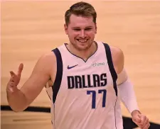  ?? AP ?? Star Luka Doncic, 22 anni,viaggia a 25.7 punti di media in tre stagioni Nba