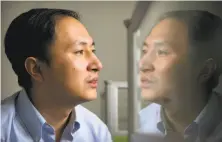  ?? Mark Schiefelbe­in / Associated Press 2018 ?? Chinese scientist He Jiankui’s gene editing in twin babies has triggered controvers­y — unlike the U.S. researcher­s’ efforts.