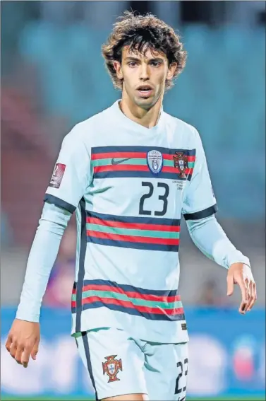  ??  ?? João Félix, durante el partido contra Luxemburgo en el que tuvo que ser sustituido.