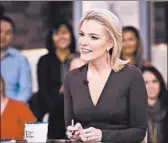  ?? NATHAN CONGLETON/NBC ?? “The parties have resolved their difference­s, and Megyn Kelly is no longer an employee of NBC,” the network said.