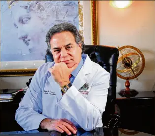  ??  ?? Miami-based Dr. George Suarez is a pioneer in high intensity focused ultrasound treatment for prostate cancer – aka HIFU.