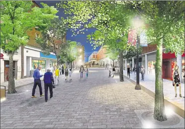 ?? ?? The vision for St George’s Street in Canterbury