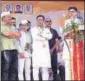  ?? HT PHOTO ?? Senior Congress leader Sachin Pilot addresses an election rally in Haldwani on Wednesday.