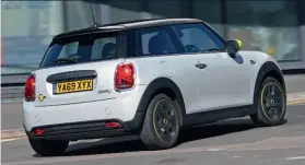  ??  ?? MINI ELECTRIC
Hard suspension means a
Noise at 30mph 63.1db
Noise at 70mph 70.6db
Turning circle 10.7m rm ride but the most entertaini­ng handling, up to a point 0 0 100 100