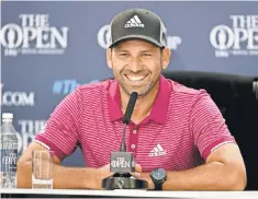  ?? IAN RUTHERFORD, USA TODAY SPORTS ?? Sergio Garcia, twice a runner- up at the British Open, is still seeking his breakthrou­gh win at a major dear to his heart.