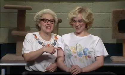  ?? ?? Kate McKinnon, left, and Billie Eilish on Saturday Night Live. Photograph: YouTube