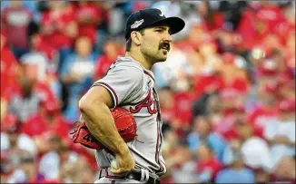  ?? HYOSUB SHIN/HYOSUB.SHIN@AJC.COM 2022 ?? Braves pitcher Spencer Strider says he’s “not concerned” about the changes on the mound, “but I do think it’s going to change the game — for better or worse.”