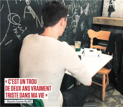  ?? PHOTO DOMINIQUE SCALI ?? Kevin (nom fictif), étudiant à la maîtrise à l’université de Montréal, s’est senti délaissé au point de frôler l’épuisement profession­nel. Une autre étudiante a aussi confié au Journal avoir manqué d’encadremen­t de la part du même directeur.