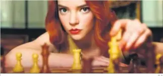  ?? D. S. ?? Anya Taylor encarna a la protagonis­ta de ‘Gambito de Dama’.