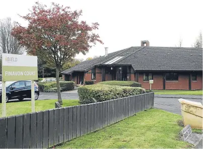  ?? Picture: George McLuskie. ?? Talks are ongoing to see if Finavon Court in Glenrothes can be saved after operator Bield Housing earmarked it for closure.