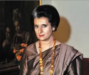  ?? BETTMAN ARCHIVE ?? Prime Minister Indira Gandhi during a state visit to USA