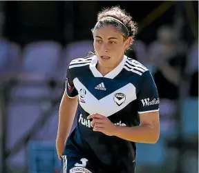  ?? GETTY ?? Claudia Bunge has just won the W-League with Melbourne Victory.