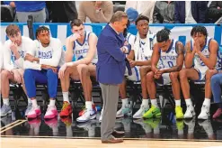  ?? GENE J. PUSKAR/THE ASSOCIATED PRESS ?? Kentucky coach John Calipari looks deflated late against Oakland on Thursday in the NCAA Tournament in Pittsburgh. Oakland won 80-76.