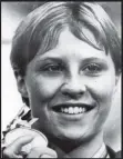  ?? File photo/San Francisco Chronicle ?? Donna de Varona, 17, shows the gold medal she won by taking the women’s 400-meter individual medley swim event at the Olympics in Tokyo in 1964.